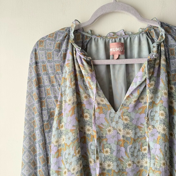 Show Me Your Mumu | Birdie Mini Dress in Primrose Floral Print - Picture 7 of 13